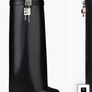 Shark Lock Knee High Boot (Women)